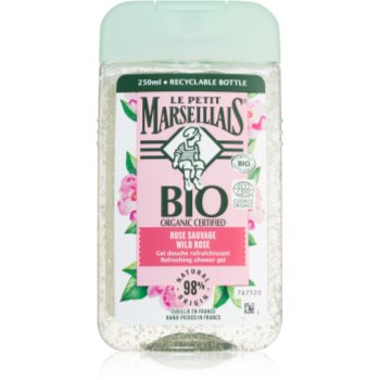 Le Petit Marseillais Bio Wild Rose gel de dus revigorant - imagine 2